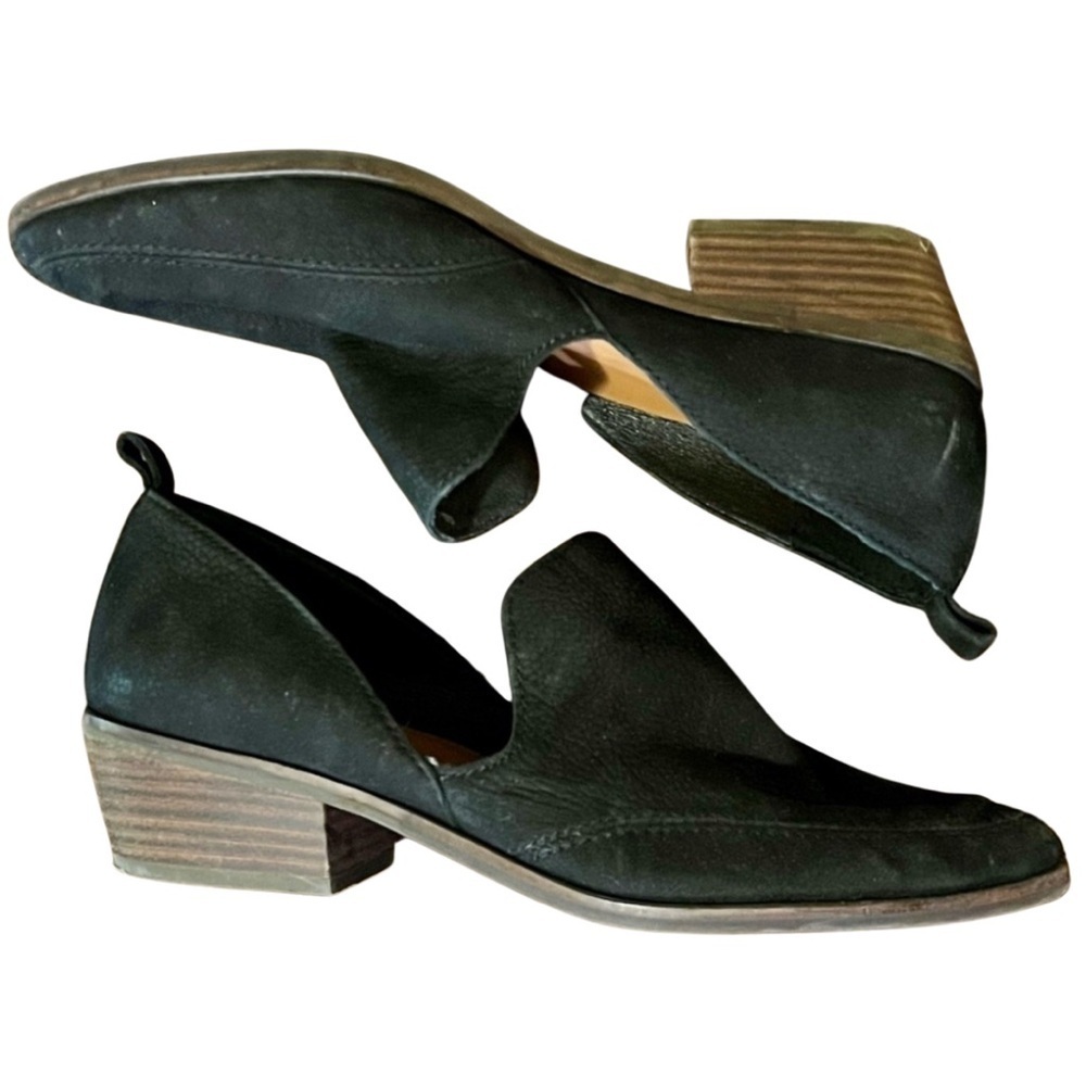 Lucky Brand Black Leather Ankle Booties – Women’s 8.5M